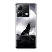 Чохол з Вовком на Xiaomi POCO X6 5G – Вовк і місяць