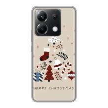 Чехол Санта Клаус для Xiaomi POCO X6 5G – Merry Christmas
