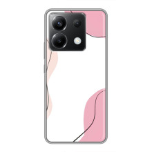 Чехол цветочный дизайн для Xiaomi POCO X6 5G – Розовый фон