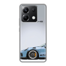 Чохол з авто Порше для Xiaomi POCO X6 5G – Блакитний Порше