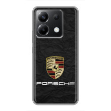 Чохол з авто Порше для Xiaomi POCO X6 5G – Лого Порше