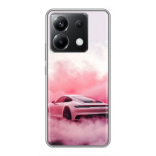 Чохол з авто Порше для Xiaomi POCO X6 5G – Рожевий Порше