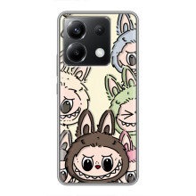 Чехол с Лабубу на Xiaomi POCO X6 5G – Коллаж Лабубу