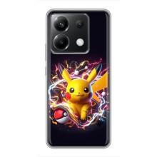 Чохол з Пікачу на Xiaomi POCO X6 5G – Пікачу з м'ячем