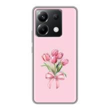 Чохол з розовим принтом для Xiaomi POCO X6 5G – Букет квітів