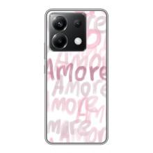Чохол з розовим принтом для Xiaomi POCO X6 5G – Любов