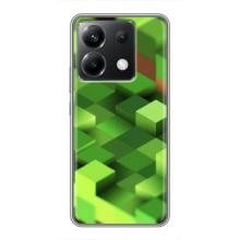 Чехлы для Xiaomi POCO X6 5G (Персонажи Майн Крафт) (Текстура)