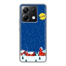 Силіконовий бампер на різдво для Xiaomi POCO X6 5G (Місто в снігу)