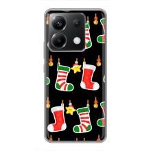 Силіконовий бампер на різдво для Xiaomi POCO X6 5G (Різдвяні подарунки)