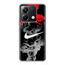 Силиконовый Чехол на Xiaomi POCO X6 5G с картинкой Nike (Nike дым)