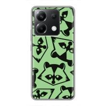 Силіконовий Чохол з Энотами  на Xiaomi POCO X6 5G – Мордочки Єнота