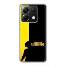 Чехол (TPU) с картинкой "Лого Пабг" на Поко Х6 (5G) (Battlegrounds)