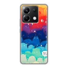 Силиконовый чехол с котиком для Xiaomi POCO X6 5G (Mew)