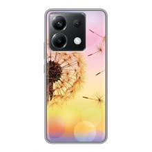 Силиконовый Чехол с одуванчиками на Xiaomi POCO X6 5G – Цветок-одуванчик