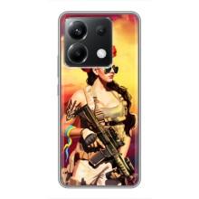 ЗСУ Чехлы (TPU) для Xiaomi POCO X6 5G – Женщина солдат