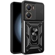Ударостійкий чохол Camshield Serge Ring для Xiaomi Poco X7 Pro – Чорний