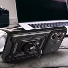 Ударостійкий чохол Camshield Serge Ring для Xiaomi Poco X7 Pro – Чорний
