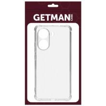 TPU чохол GETMAN Ease logo посилені кути Full Camera для Xiaomi Poco X7 Pro – Прозорий