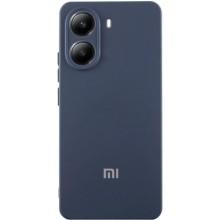 Чехол Silicone Cover Lakshmi Full Camera (AA) with logo для Xiaomi Poco X7 Pro – Синий