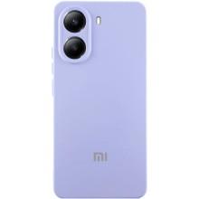 Чехол Silicone Cover Lakshmi Full Camera (AA) with logo для Xiaomi Poco X7 Pro – Сиреневый