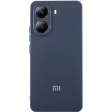 Чохол Silicone Cover Lakshmi Full Camera (AA) with logo для Xiaomi Poco X7 Pro – Синій