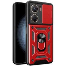 Чехол Ummi Camshield Serge Ring для Xiaomi Poco X7 Pro – Красный