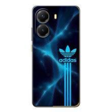 Чохли Адидас для Xiaomi POCO X7 Pro (AlphaPrint) (Синій Адідас)