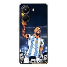 Чохли для Xiaomi POCO X7 Pro (Leo чемпіон) (AlphaPrint) (Мессі з кубком)