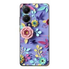 Чохли з квітами для Xiaomi POCO X7 Pro (VPrint) (Дизайн квітів)