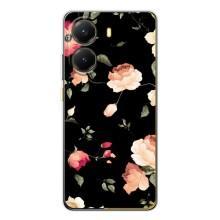 Чохли з квітами для Xiaomi POCO X7 Pro (VPrint) (Трояндочки)