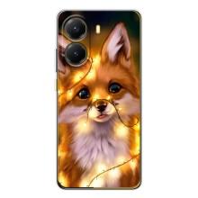 Чохли з картинкою Лисичка для Xiaomi POCO X7 Pro (VPrint) (Лисичка в гірляндах)