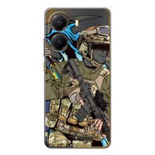 Чехлы с картинкой ЗСУ для Xiaomi POCO X7 Pro (AlphaPrint) (Воїн ЗСУ)