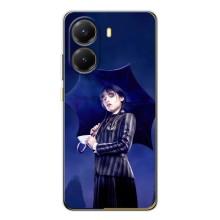 Чехлы с принтом Уэнсдей на Xiaomi POCO X7 Pro – Уэнсдей с зонтом