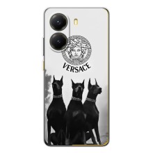 Чохли VERSACE для Поко Х7 Про (PREMIUMPrint) (Доберман Версаче)