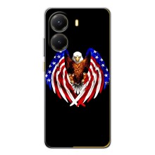 Чехол Флаг USA для Xiaomi POCO X7 Pro – Крылья США