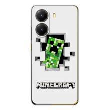 Чохол Майнкрафт на Xiaomi POCO X7 Pro (AlphaPrint) Minecraft (кріпер Майнкрафт)