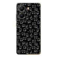 Чохол на тематику: Коти для Xiaomi POCO X7 Pro – Котики на чорному