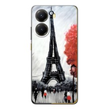 Чохол Ейфелева Вежа Xiaomi POCO X7 Pro - (AlphaPrint) (Вежа в Парижі)