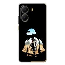 Силиконовый чехол с картинкой "Герой Pubg" на Xiaomi POCO X7 Pro – Пубг мен