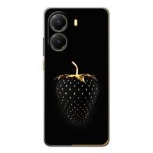 Чехол с изображением  вкусной еды для Xiaomi POCO X7 Pro – Чёрная клубника
