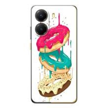 Чехол с изображением  вкусной еды для Xiaomi POCO X7 Pro – Сочные пончики