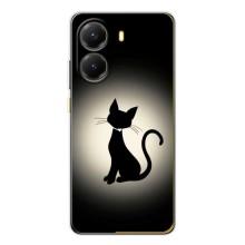 Чохол з принтом для Xiaomi POCO X7 Pro (AlphaPrint) Модні коти (Силует котика)