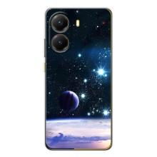 Чехол (ТПУ) с планетами на Xiaomi POCO X7 Pro – Космический вид