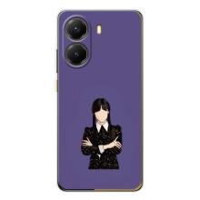 Чохли Венсдей на Xiaomi POCO X7 Pro Уенсдей (AlphaPrint) (Венздей у чорному)