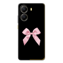 Чехол банты для Xiaomi POCO X7 Pro – Бант на черном
