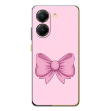 Чехол банты для Xiaomi POCO X7 Pro – Розовый бантик