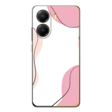 Чохол квітковий дизайн для Xiaomi POCO X7 Pro – Рожевий фон