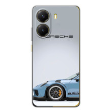 Чохол з авто Порше для Xiaomi POCO X7 Pro – Блакитний Порше