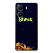 Чехол с мультфильмом Шрек на Xiaomi POCO X7 Pro – Шрек лого