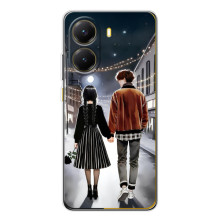 Чехол с дизайном Венздей 2 на Xiaomi POCO X7 Pro – Уэнсдей и Тайлер